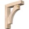 Ekena Millwork Westlake Block Smooth Bracket w/ Offset Brace, Douglas Fir, 5 1/2"W x 22"D x 26"H BKT0604X22X26WTL05SDF - alternate 1